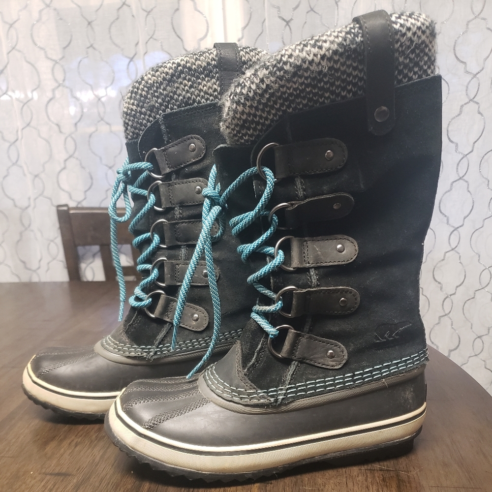 Sorel waterproof winter boots.